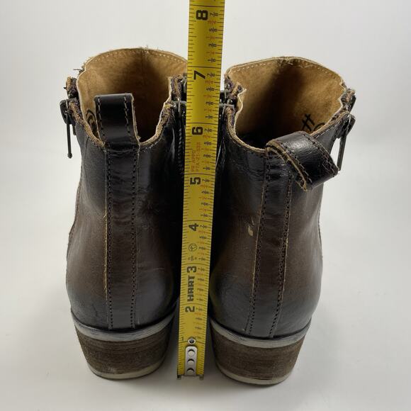 Circle G Corral Womens Burnished Brown Double Zip Boot Womens Size 9.5 - Picture 5 of 11